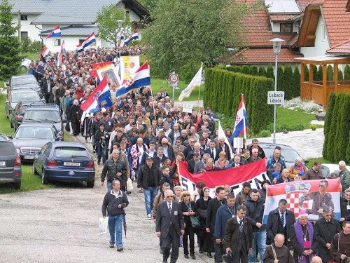 Bleiburg 2014-05-17.g., "Sječanje na žrtve 1945.g."