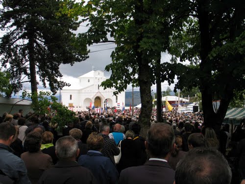 Udbina 2010-09-11.g.: blagoslov Crkve hrvatskih mučenika