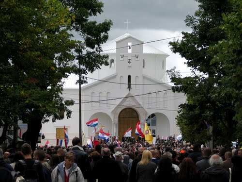 Udbina 2010-09-11.g.: blagoslov Crkve hrvatskih mučenika