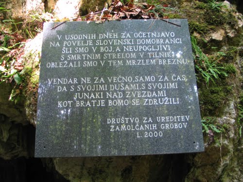 Kočevski Rog. Macesnova Gorica 11-05-2007.: koliko žrtev komunističnega zverinskega divjanja